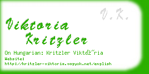 viktoria kritzler business card